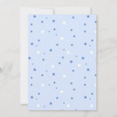 Spooky Einladung eines Geburtstags - Blau (Rückseite)