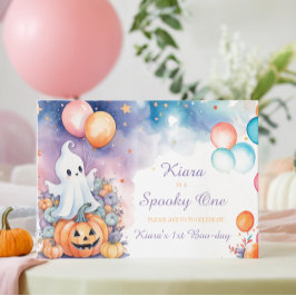 Spooky Einladung zum 1. Geburtstag