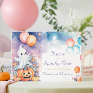 Spooky Einladung zum 1. Geburtstag