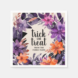 Spooky Elegance Halloween Blumenzeremonie Serviette