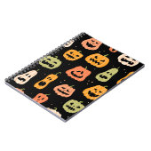 Spooky Elegance: Halloween Pumpkin Art Notizblock (Linke Seite)