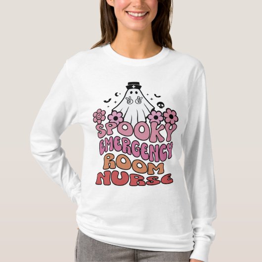Spooky Emergency Room Nurse WomenT-Shirt T-Shirt (Vorderseite)