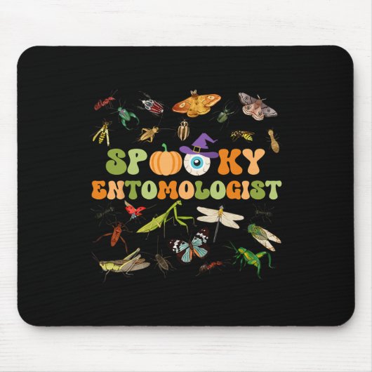 Spooky Entomology Collection Insect Species Bug Ha Mousepad (Vorne)