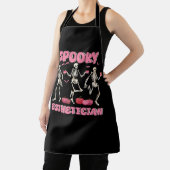 Spooky Esthetician Halloween Skeleton Hauttherapie Schürze (InSitu)