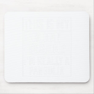 Spooky Esthetician Skeleton Halloween Design Mousepad