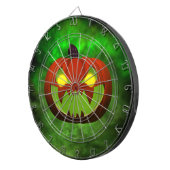 Spooky Evil Halloween Pumpkin Dartscheibe (Vorderseite rechts)