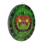 Spooky Evil Halloween Pumpkin Dartscheibe (Vorderseite Links)