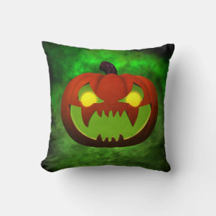 Spooky Evil Halloween Pumpkin Kissen