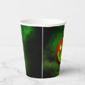 Spooky Evil Halloween Pumpkin Pappbecher (Rechts)