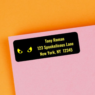 Spooky Evil Yellow Halloween Eyes