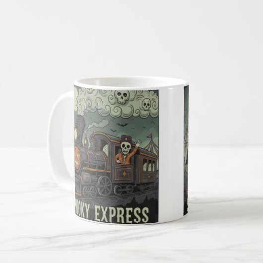 Spooky Express Mug Kaffeetasse (Vorderseite Links)