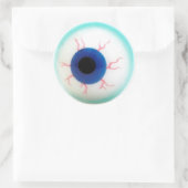 Spooky Eyeball Runder Aufkleber (Tasche)