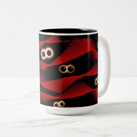 Spooky Eyes Coffee Tasse (VorderseiteRechts)
