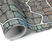 Spooky Eyes in der Mauer Geschenkpapier (Rolleneckpunkt)