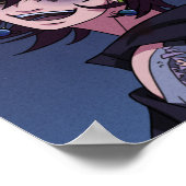Spooky Eyes Poster (Ecke)