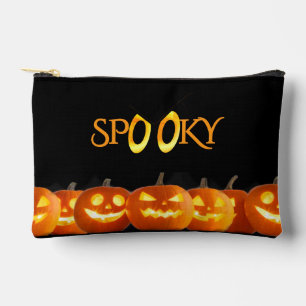 Spooky Eyes und glühende Pumpkins Zubehörtasche
