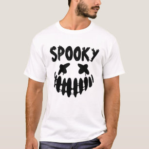 Spooky Face Happy Halloween für Männer T - Shirt