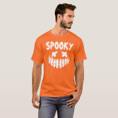 Spooky Face Happy Halloween für Männer T - Shirt (Vorne ganz)