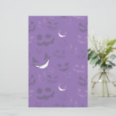 Spooky Faces Briefpapier (Stehend Vorderseite)
