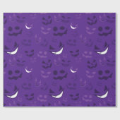 Spooky Faces Geschenkpapier (Flach)