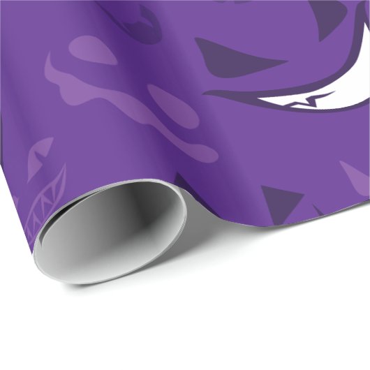 Spooky Faces Geschenkpapier (Rolleneckpunkt)