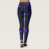 Spooky Faces Halloween Leggings (Rückseite)