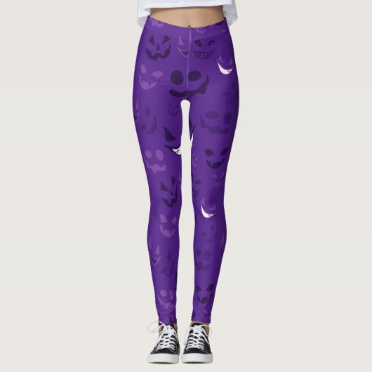 Spooky Faces Leggings (Vorderseite)
