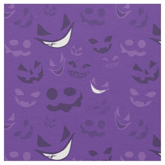Spooky Faces Stoff (Nahaufnahme)