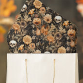 Spooky Fall Floral Skull Seidenpapier