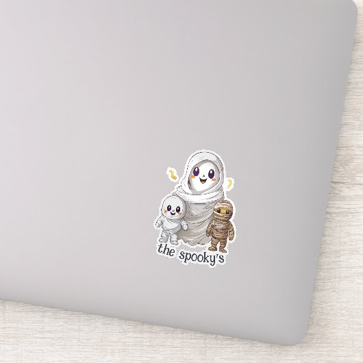 Spooky Family Aufkleber (Detail)