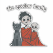 Spooky Family Aufkleber (Vorderseite)