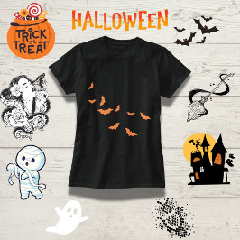 Spooky Family Bats Halloween T-Shirt