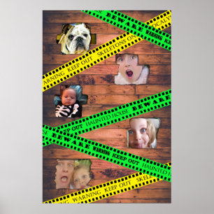 Spooky Family Fotos Halloween Kautionsband Poster