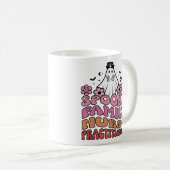 Spooky Family Nurse Practitionerin Frauen Krankens Kaffeetasse (VorderseiteRechts)