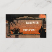Spooky Fantasy Halloween Visitenkarte (Vorderseite)