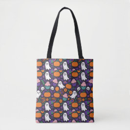 Spooky Festive Halloween Geister und Pumpkins Tasche