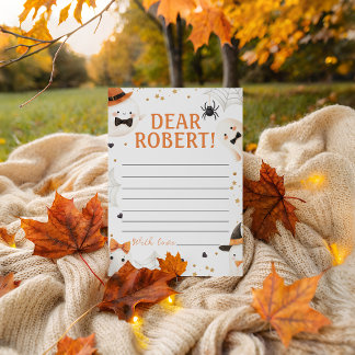 Spooky First Birthday Time Kapsel Einladung