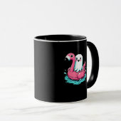 Spooky Flamingo Funny Spooky Summer Summerween Tasse (VorderseiteRechts)