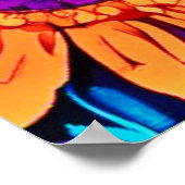 Spooky Floral Art Poster (Ecke)