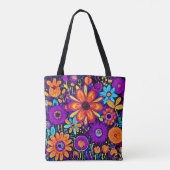Spooky Floral Art Tasche (Rückseite)