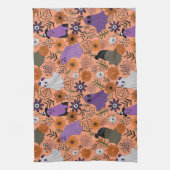 Spooky floral geschirrtuch (Vertikal)