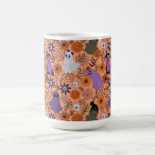 Spooky floral kaffeetasse (Mittel)