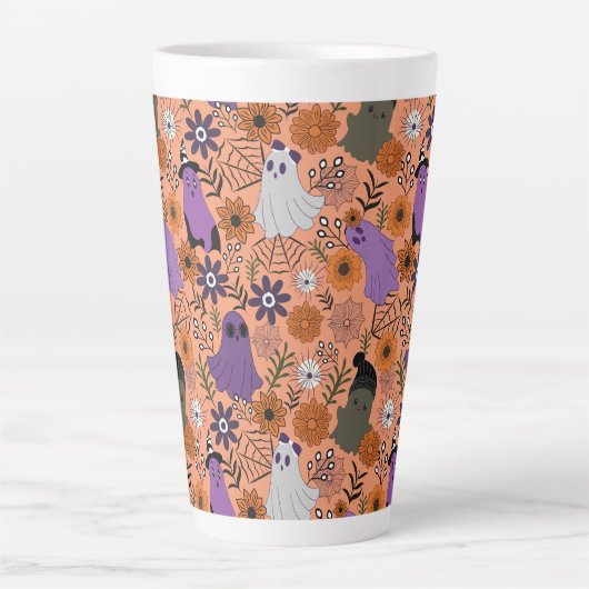 Spooky floral milchtasse (Vorderseite)