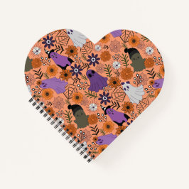 Spooky floral notizblock