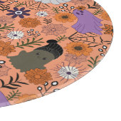 Spooky floral schneidebrett (Ecke)