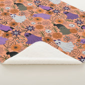 Spooky floral sherpadecke (3/4)