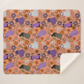 Spooky floral sherpadecke (Vorderseite (Horizontal))