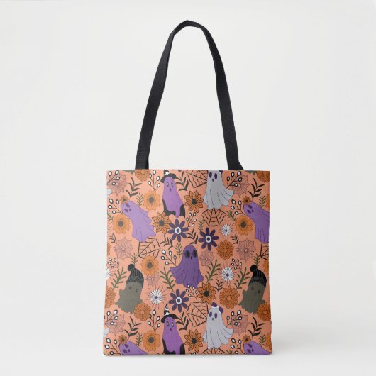 Spooky floral tasche (Vorderseite)