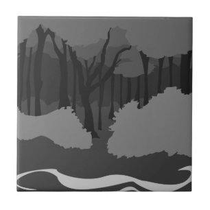 Spooky Forest Fliese