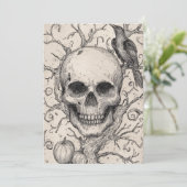 Spooky Forest Halloween Einladung (Stehend Vorderseite)